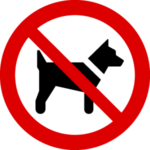 Animaux non admis dans le restaurant ni sur la terrasse